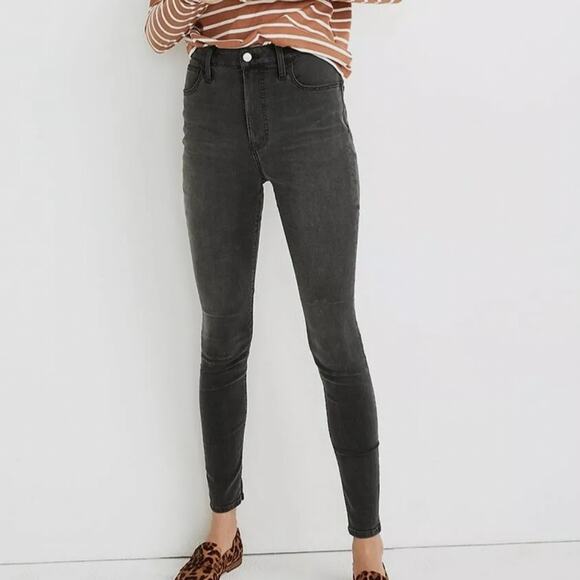 Madewell Off Black 8" Skinny Skinny Jeans 28 - Picture 13 of 13